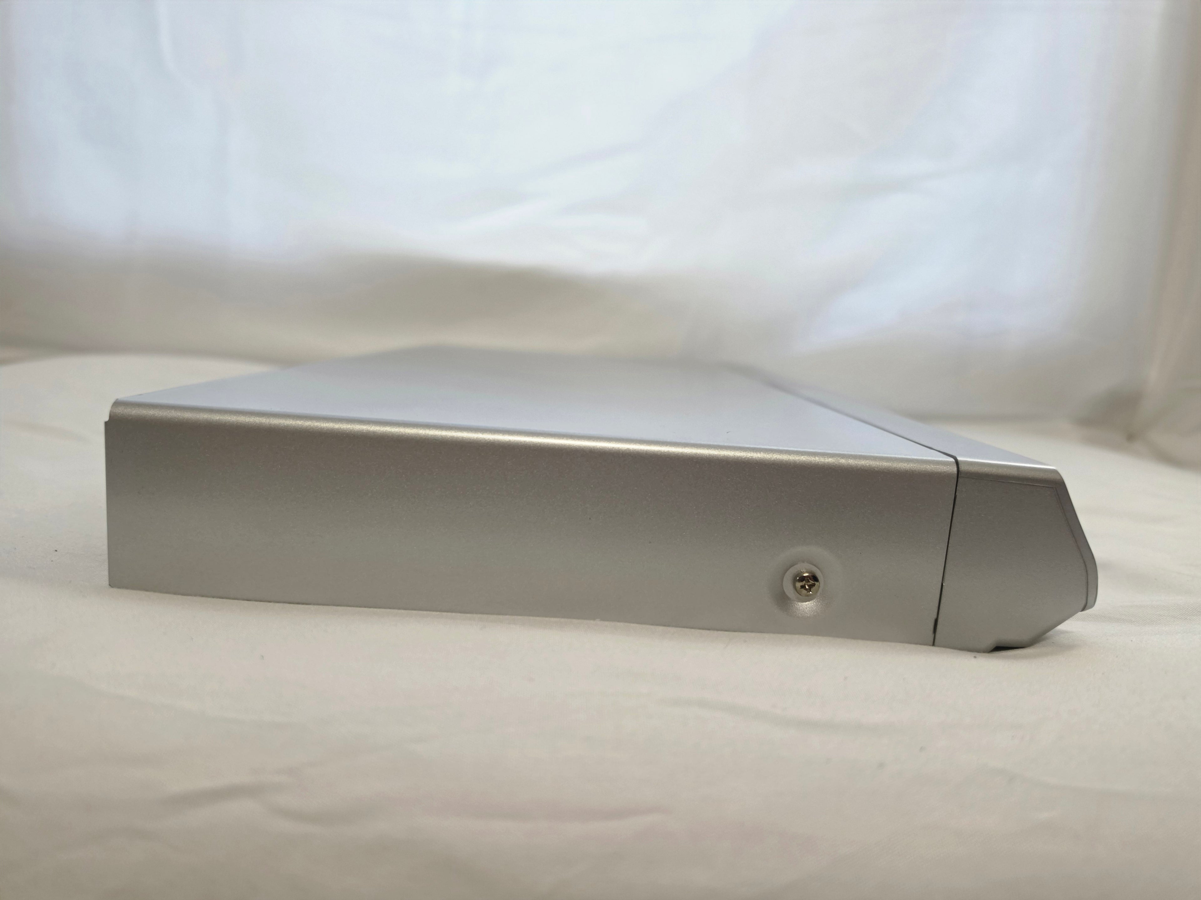Right side panel of the silver Pioneer DV-270 DVD player.